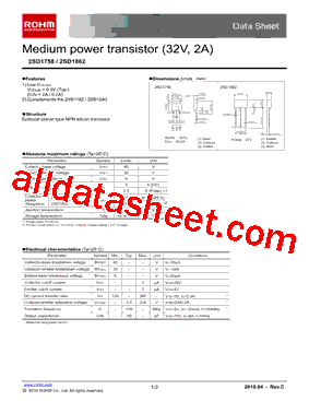 2SD1758TLR型号图片