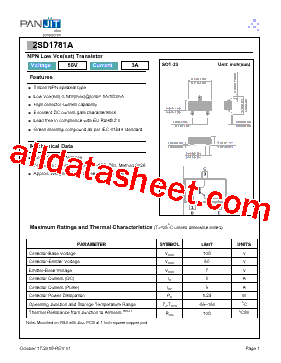 2SD1781A型号图片