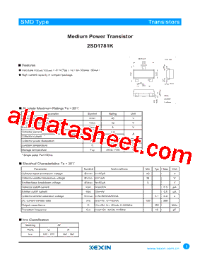 2SD1781KT146R型号图片