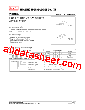 2SD1802L-X-TN3-R型号图片