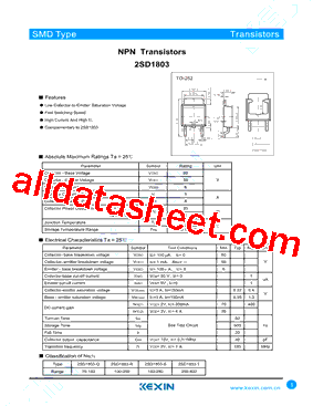 2SD1803-T型号图片