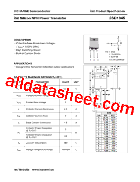 2SD1845型号图片