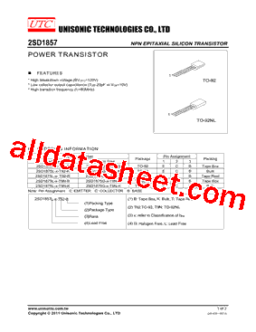 2SD1875G-Q-T92-R型号图片