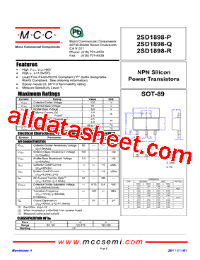 2SD1898-Q型号图片