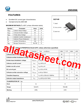 2SD2098T100R型号图片