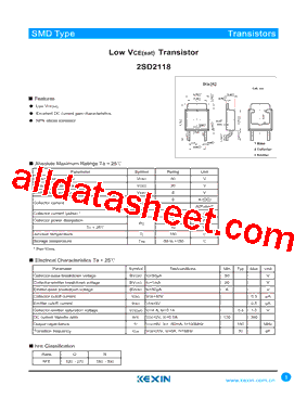 2SD2118-TLR型号图片