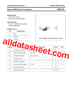 2SD315AI型号图片