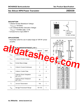 2SD330型号图片
