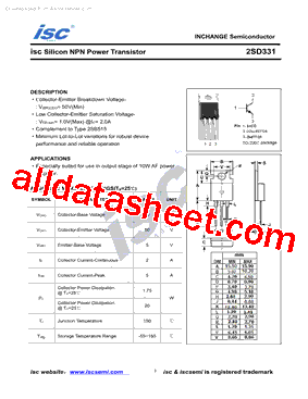 2SD331型号图片