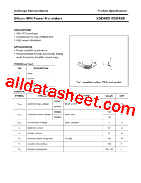 2SD425型号图片