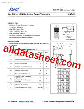 2SD459型号图片