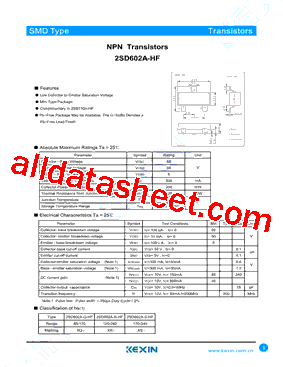 2SD602A-Q-HF型号图片