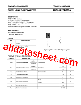 2SD669型号图片