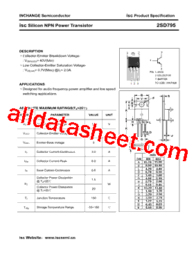 2SD795型号图片
