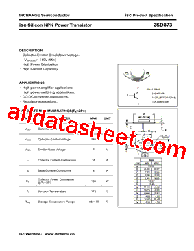 2SD873型号图片