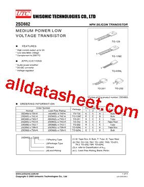 2SD882-F-TM3-R型号图片