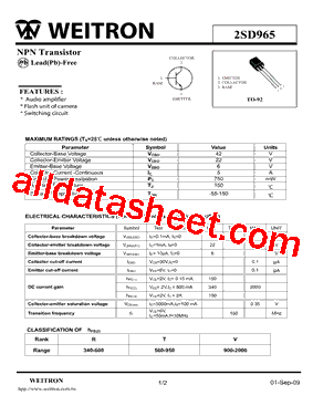 2SD965型号图片