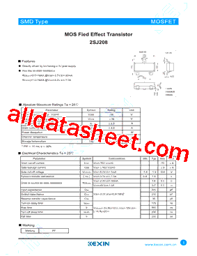2SJ208型号图片