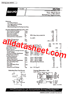 2SJ306型号图片