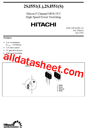 2SJ551L型号图片
