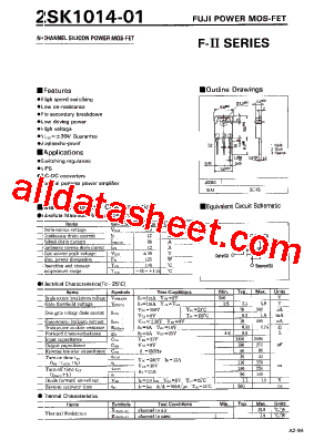 2SK1014-01型号图片
