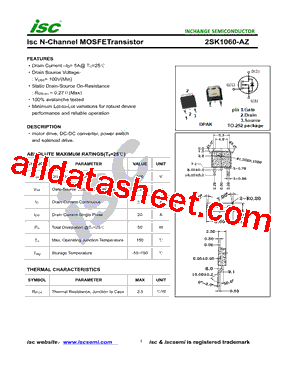 2SK1060-AZ型号图片