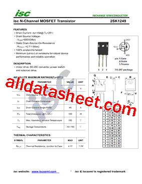 2SK1249型号图片