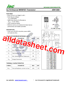 2SK1268型号图片