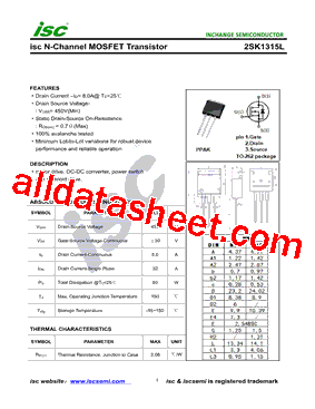 2SK1315L型号图片