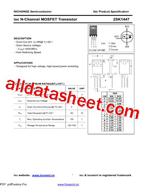 2SK1447型号图片