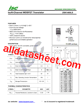 2SK1460LS型号图片