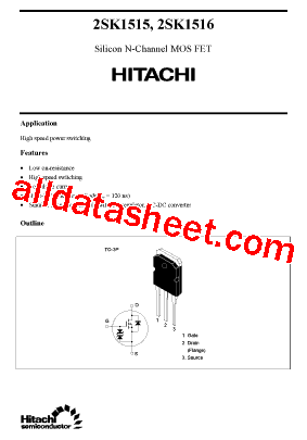 2SK1516型号图片