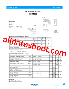 2SK1588_15型号图片