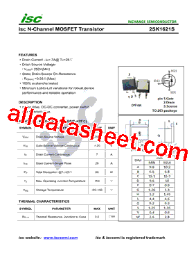 2SK1621S型号图片