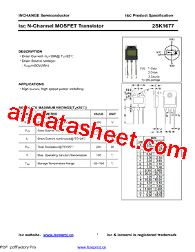 2SK1677型号图片