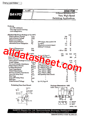2SK1728型号图片