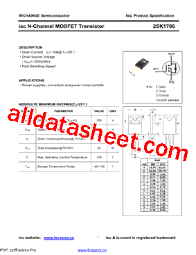 2SK1766型号图片