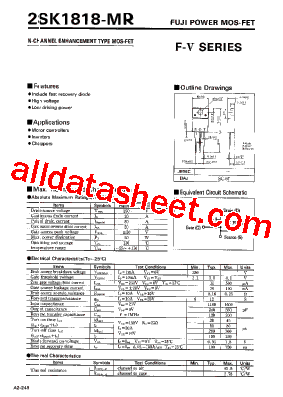 2SK1818-MR型号图片