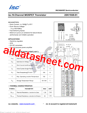 2SK1938-01型号图片