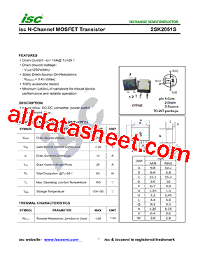 2SK2051S型号图片