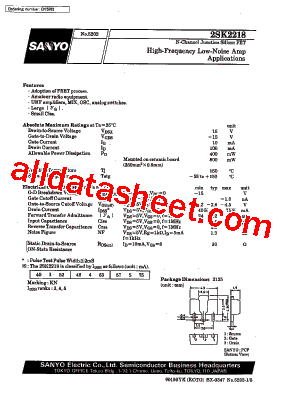 2SK2218-5型号图片