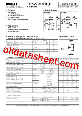 2SK2226-01L型号图片