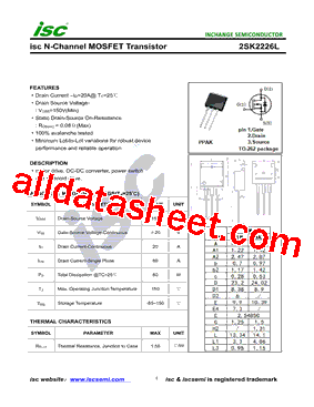 2SK2226L型号图片