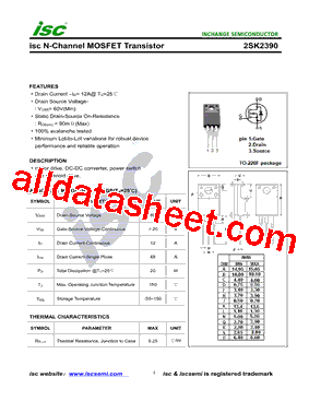 2SK2390型号图片