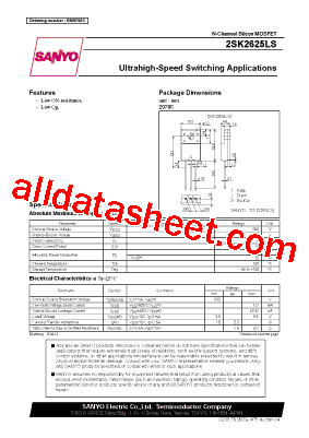 2SK2625LS型号图片