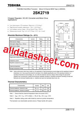 2SK2719_06型号图片
