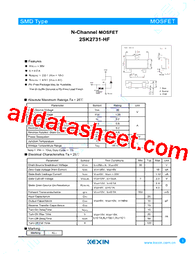 2SK2731-HF-3型号图片