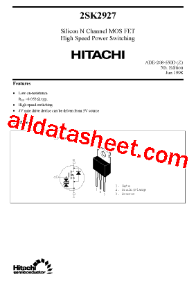 2SK2927型号图片