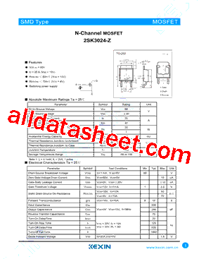 2SK3024-Z型号图片