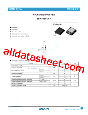 2SK3050DFN型号图片